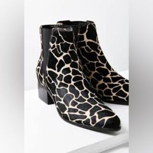 Urban Outfitters Pony Hair Ankle Booties